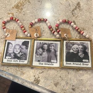 Mud pie picture frames set of 3